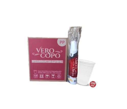 Copo Descartavel 200ml PP Verocopo