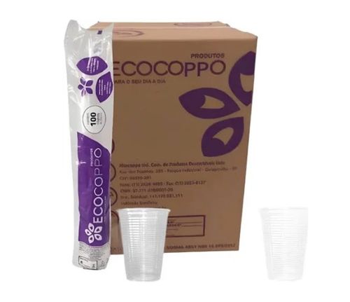 Copo Descartável PP 200ml Ecocoppo
