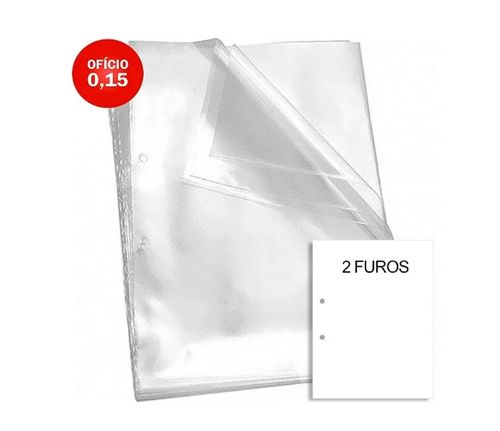 Envelope Plastico ACP Oficio 2 Furos