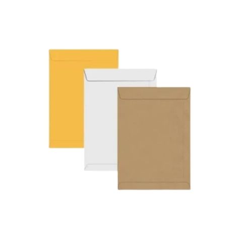 ENVELOPE SACO 26X36 OURO/BRANCO/KRAFT